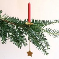 Hanging Pendulum Christmas Tree Candle Holders